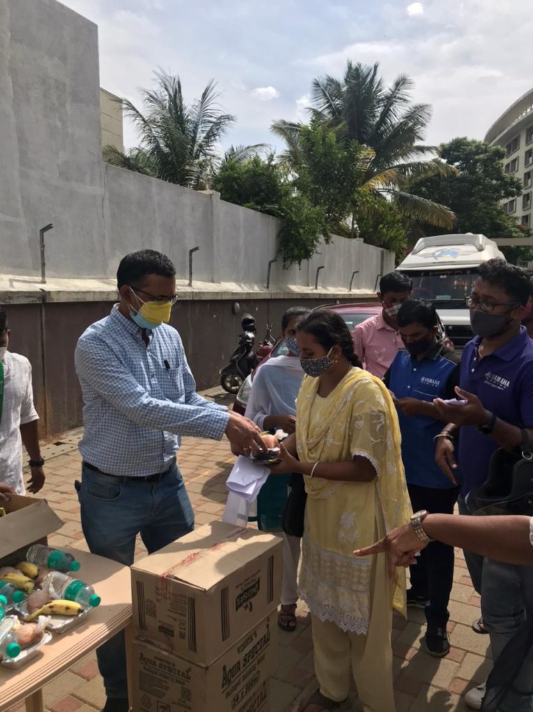 Covid Vaccination Food distribution