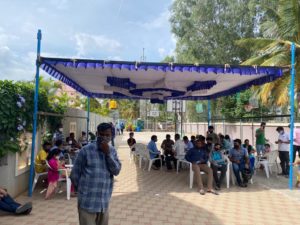 Covid Vaccination Tent